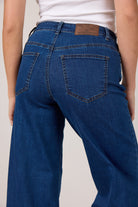 MARC LAUGE VEGA FLARE DENIM JEANS DENIM/TWILL 939699 CLASSIC BLUE USED