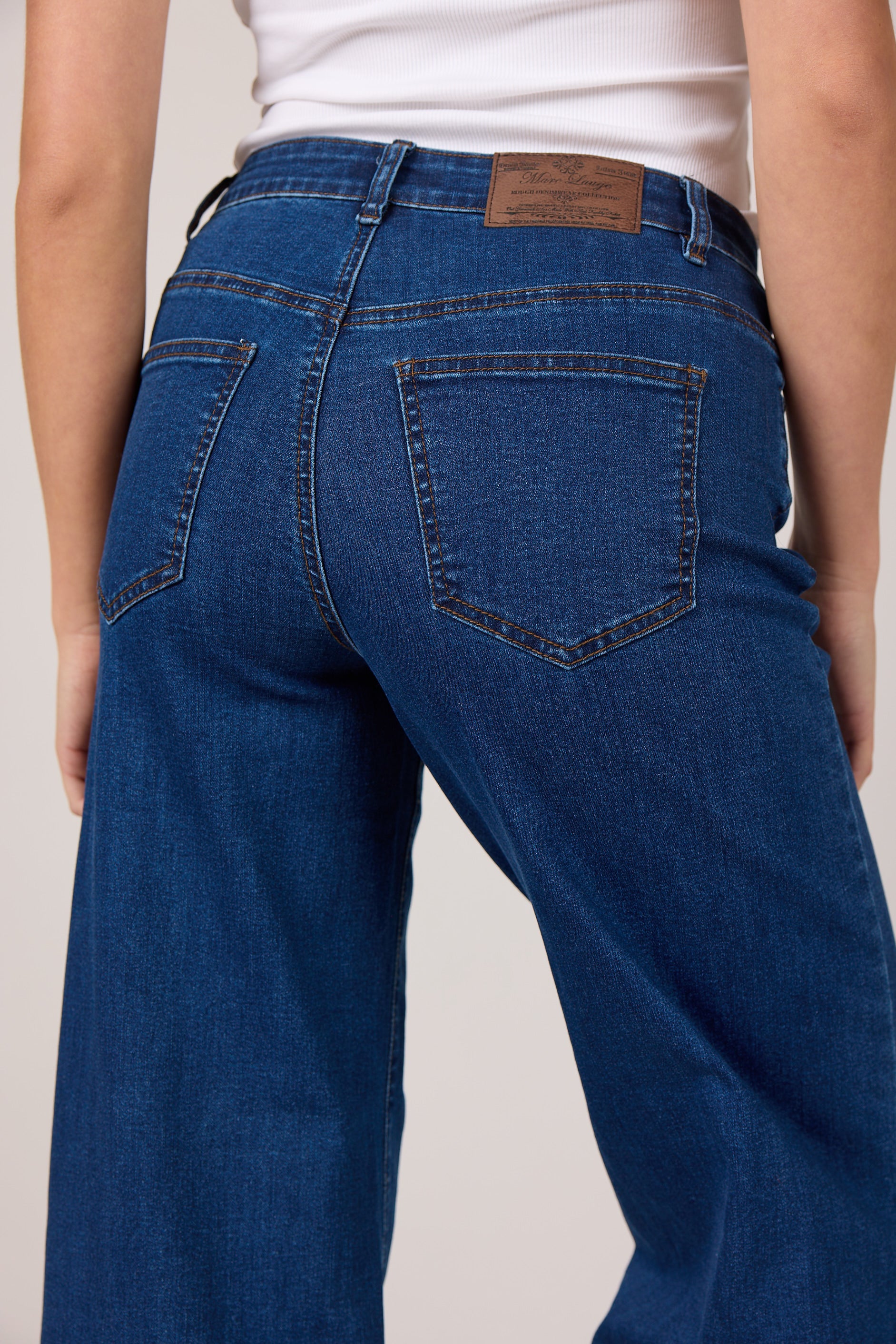 MARC LAUGE VEGA FLARE DENIM JEANS DENIM/TWILL 939699 CLASSIC BLUE USED