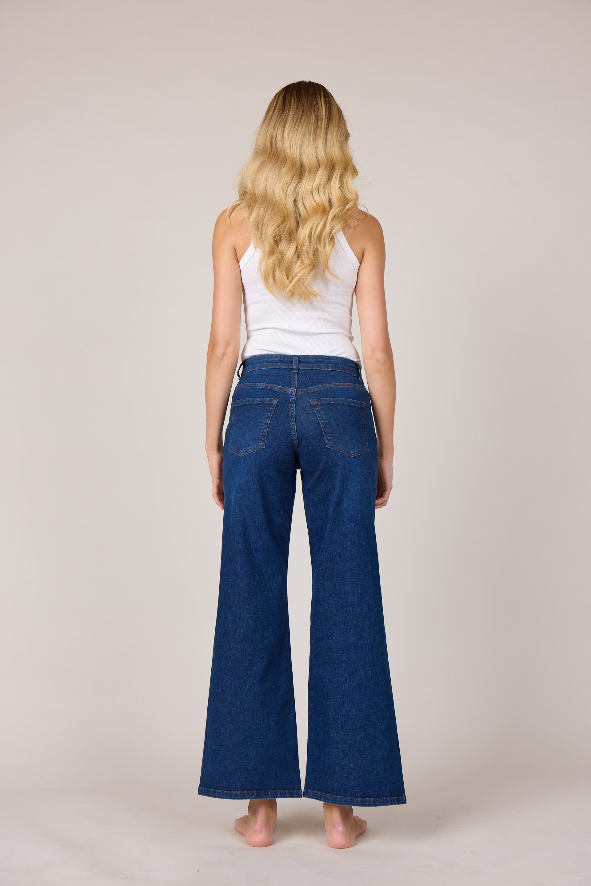 M JEANS VEGA FLARE DENIM JEANS DENIM/TWILL 93 CLASSIC BLUE DENIM