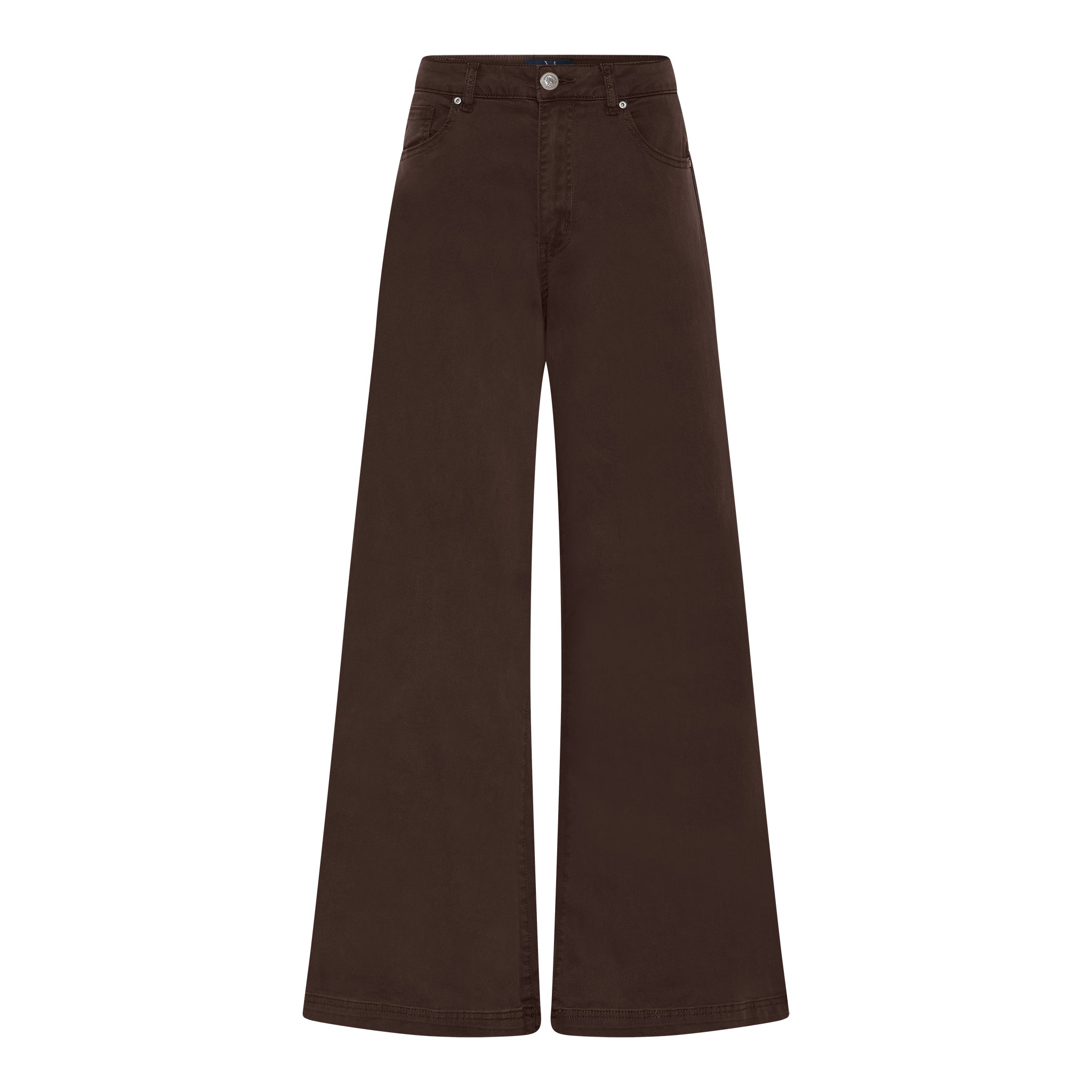 M JEANS VEGA FLARE JEANS TWILL  129 CHOCOLATE