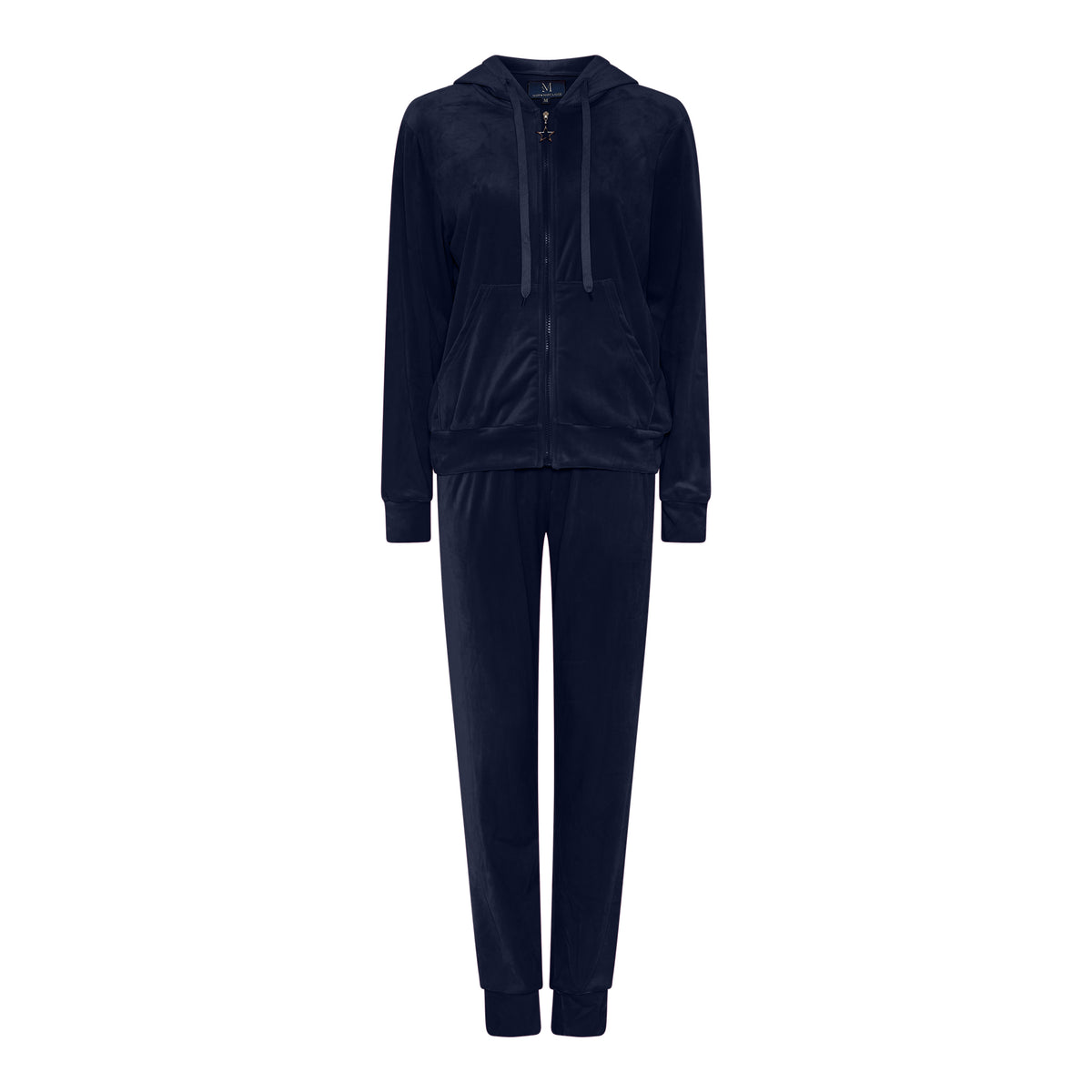 M JEANS VELOUR HOOD ZIP SET SWEATS/VELOUR 104 NAVY