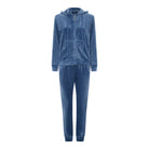 M JEANS VELOUR HOOD ZIP SET SWEATS/VELOUR 108 JEANS BLUE