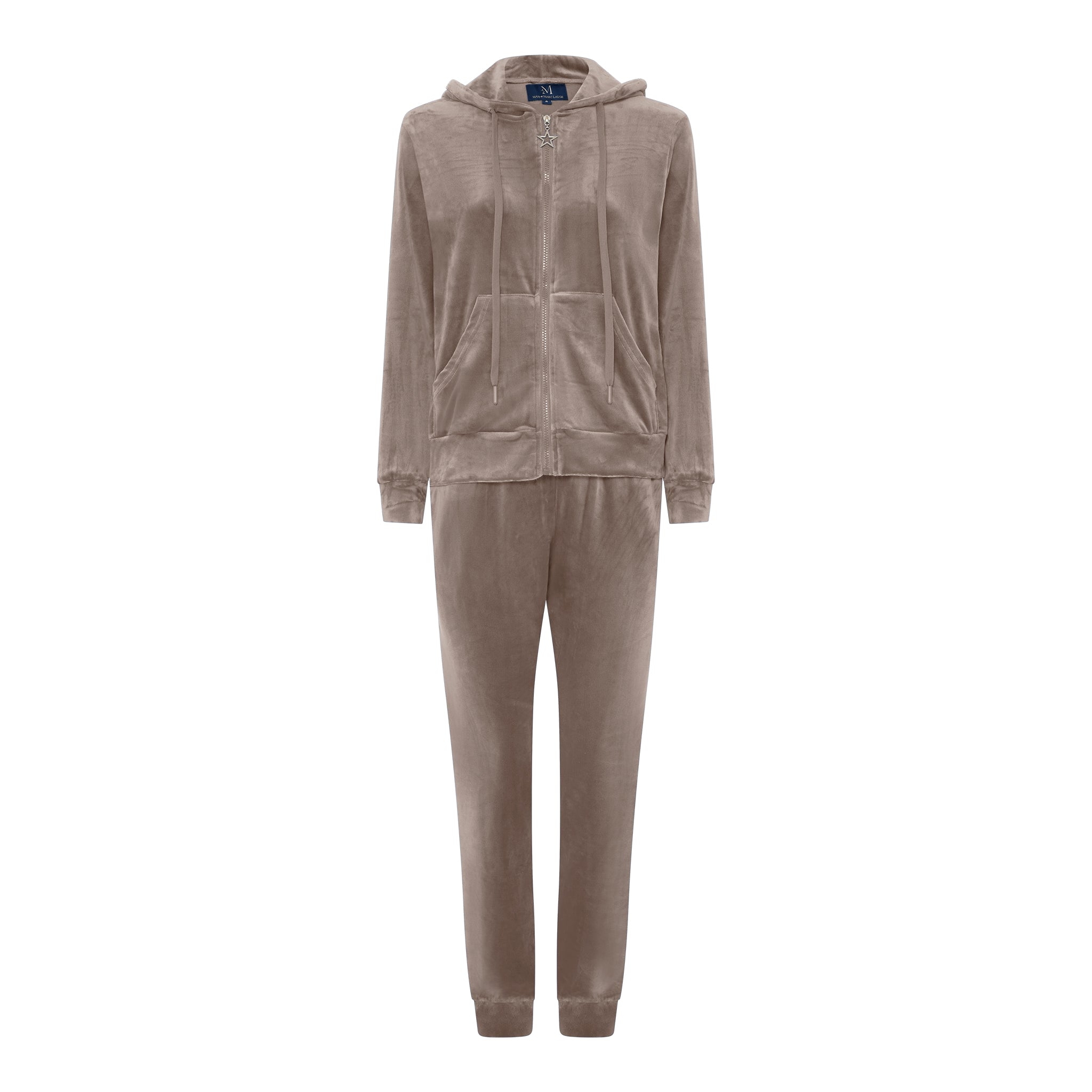 M JEANS VELOUR HOOD ZIP SET SWEATS/VELOUR 136 FANGO