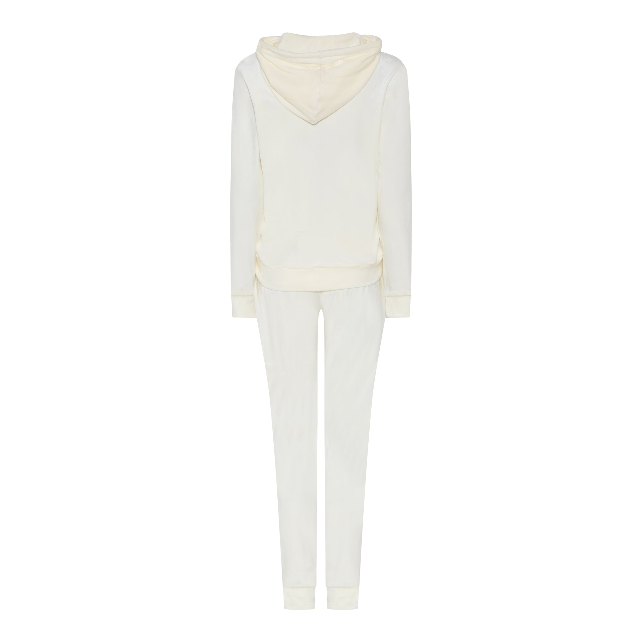 M JEANS VELOUR HOOD ZIP SET SWEATS/VELOUR 20 OFF WHITE