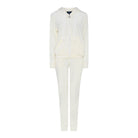 M JEANS VELOUR HOOD ZIP SET SWEATS/VELOUR 20 OFF WHITE