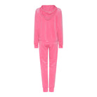 M JEANS VELOUR HOOD ZIP SET SWEATS/VELOUR 385 BRIGHT ROSE