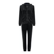 M JEANS VELOUR HOOD ZIP SET SWEATS/VELOUR 80 BLACK