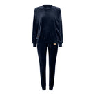 M JEANS VELOUR ROUND NECK SET SWEATS/VELOUR 104 NAVY