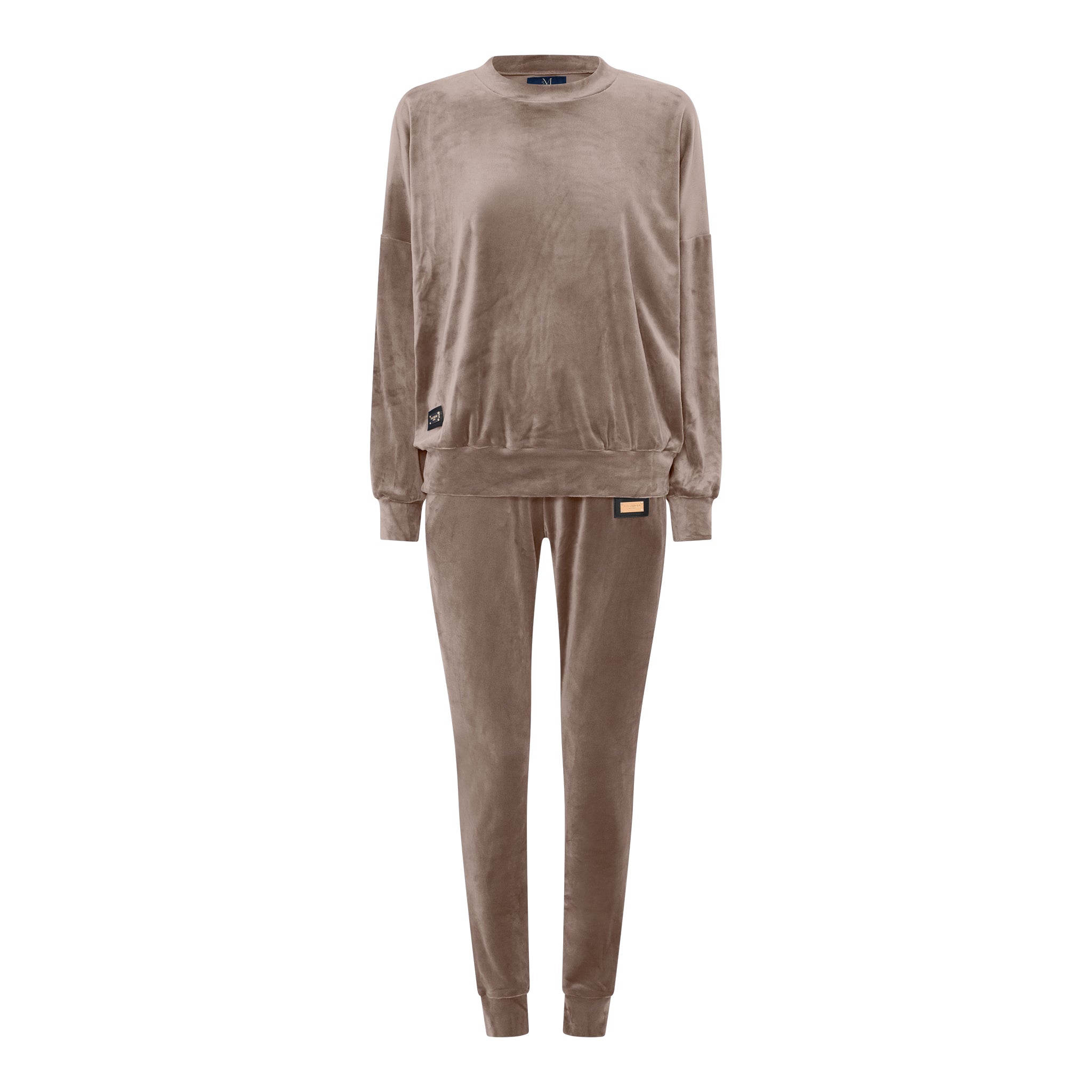 M JEANS VELOUR ROUND NECK SET SWEATS/VELOUR 136 FANGO