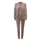 M JEANS VELOUR ROUND NECK SET SWEATS/VELOUR 136 FANGO