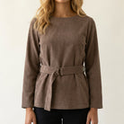 M JEANS VELVET RIB BLOUSE BLOUSE/SHIRT