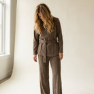 M JEANS VELVET RIB BLOUSE BLOUSE/SHIRT