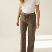 M JEANS VELVET RIB POCKET PANT WIDE PANTS 136 FANGO
