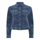 MARC LAUGE VERA CORDUROY JACKET OUTERWEAR 676 STEEL BLUE