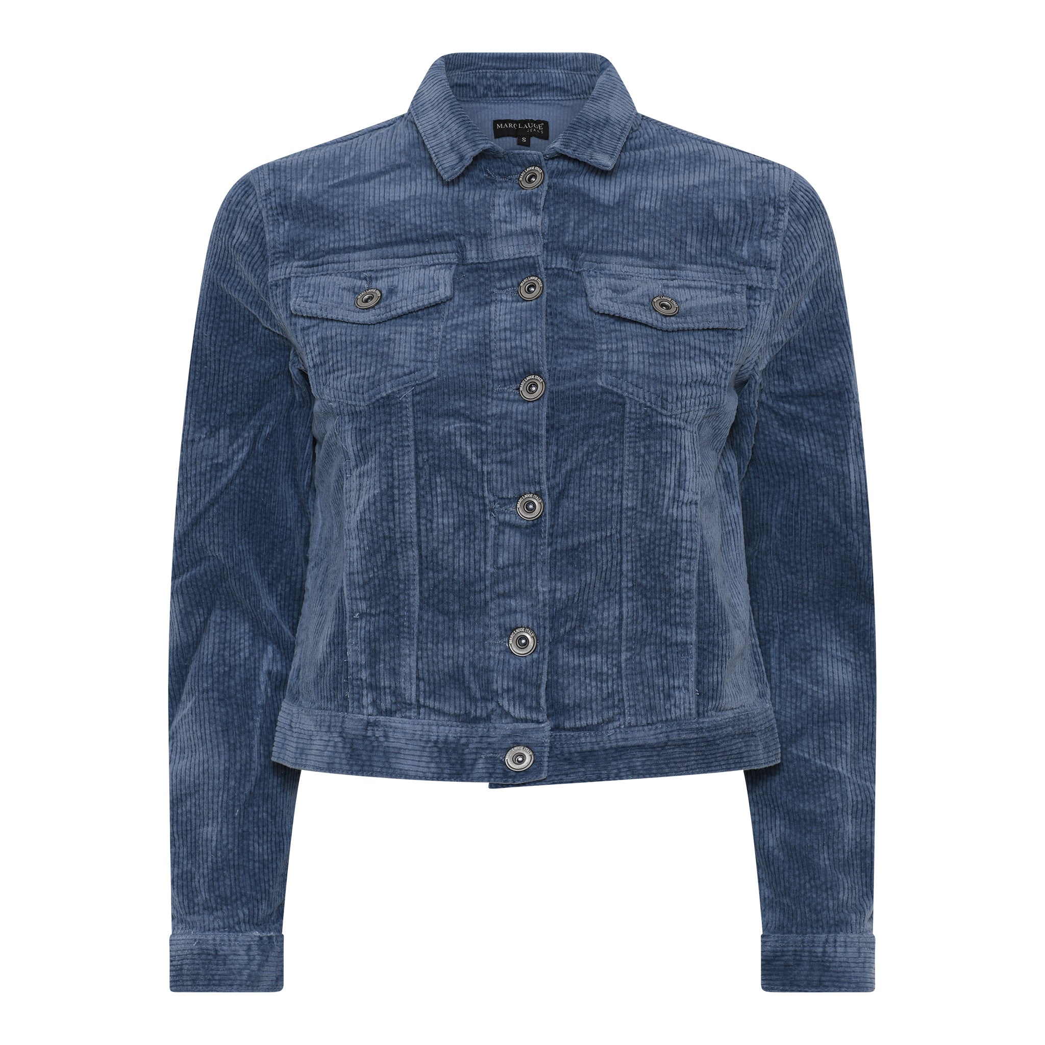 MARC LAUGE VERA CORDUROY JACKET OUTERWEAR 676 STEEL BLUE