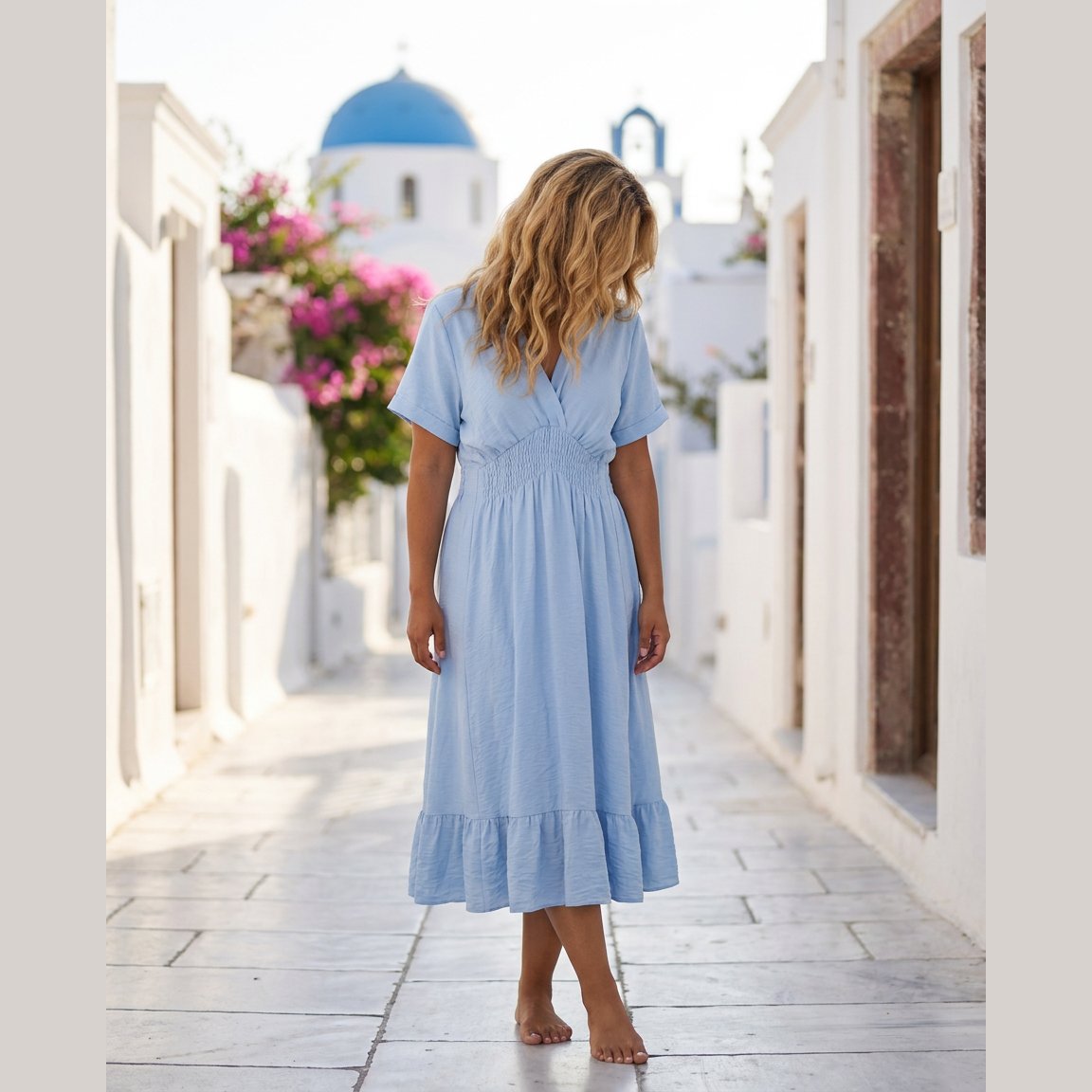 MOONDUST VERA DRESS DRESS/JUMPSUIT 107 SOFT BLUE