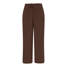 MAPP VICKY PANT MIX LIN PANTS 129 CHOCOLATE