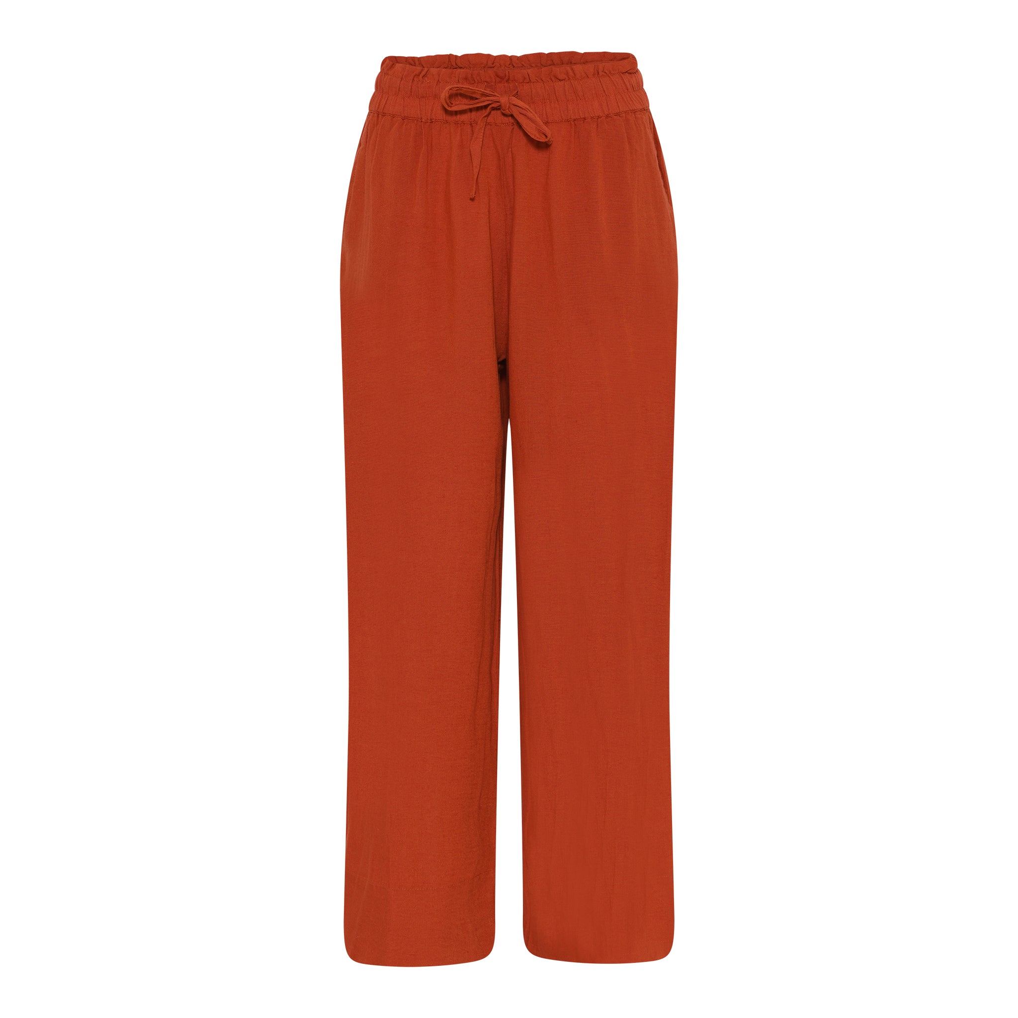 MAPP VICKY PANT MIX LIN PANTS 347 ORANGE