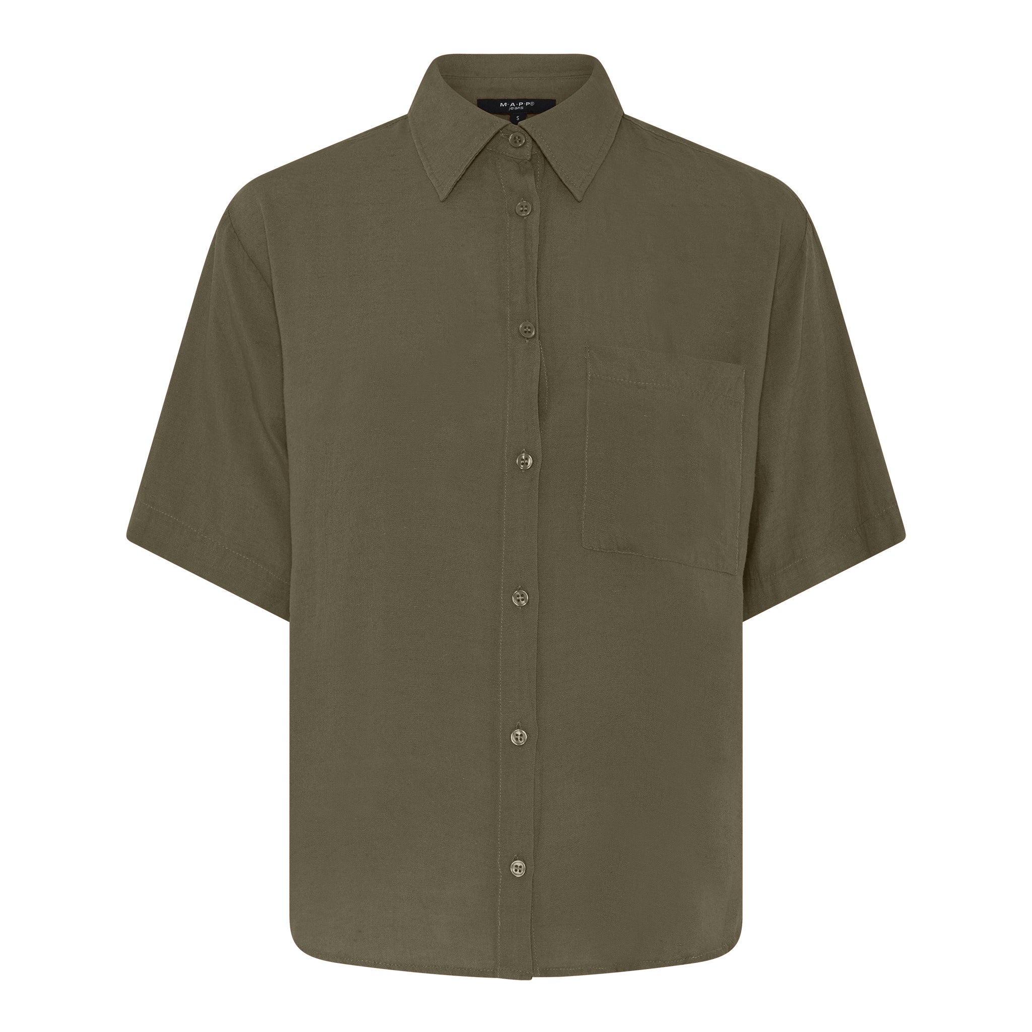 MAPP VICKY SHIRT LIN MIX BLOUSE/SHIRT 645 SALVIE