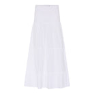 M JEANS VICKY SMOCK SKIRT LINEN 10 WHITE