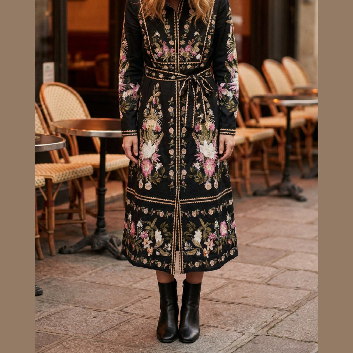 MOONDUST VIRONKA DRESS DRESS/JUMPSUIT 80 BLACK