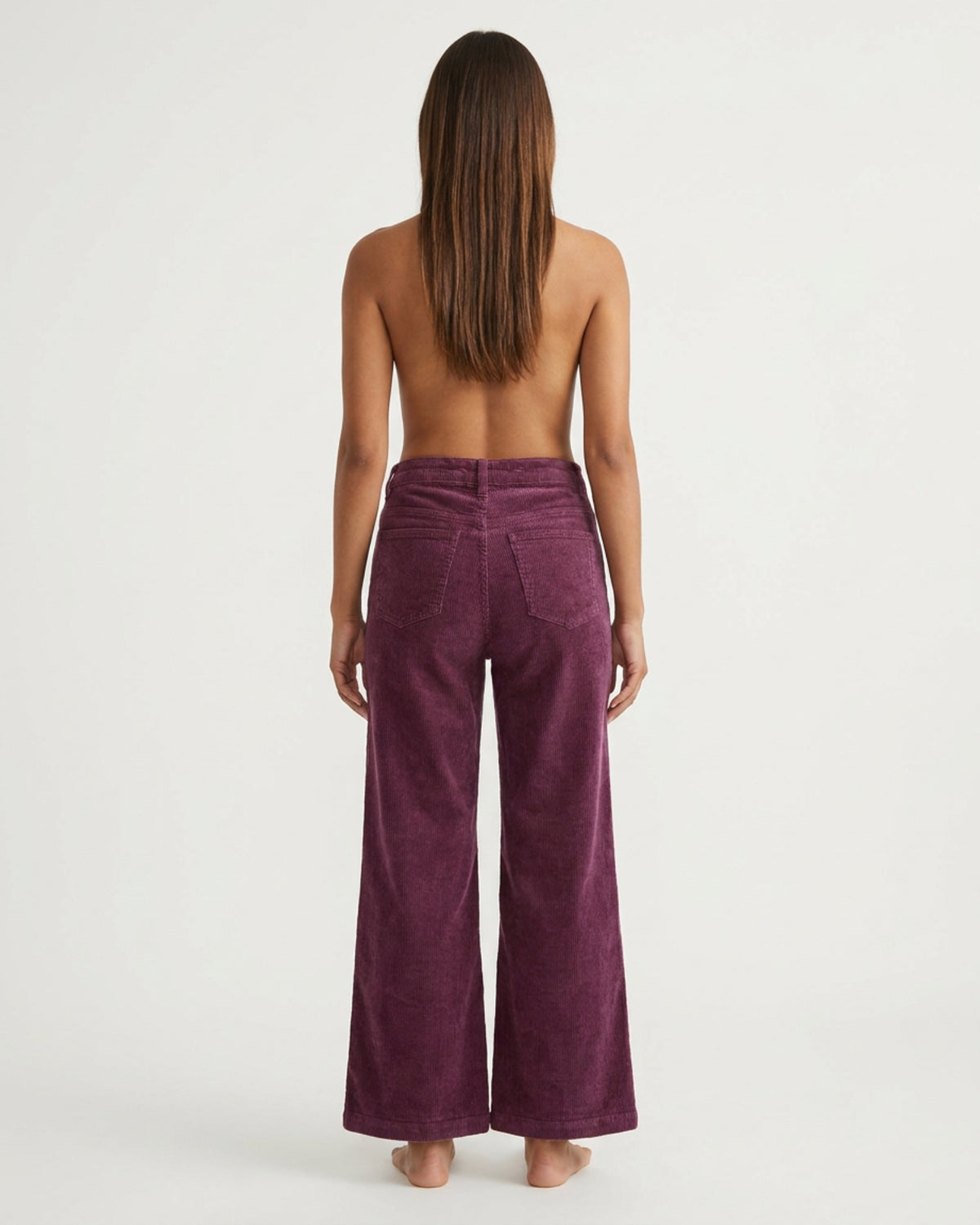 M JEANS Vega Flare 11W Corduroy Jeans CORD/FLØJL 400 BORDEAUX