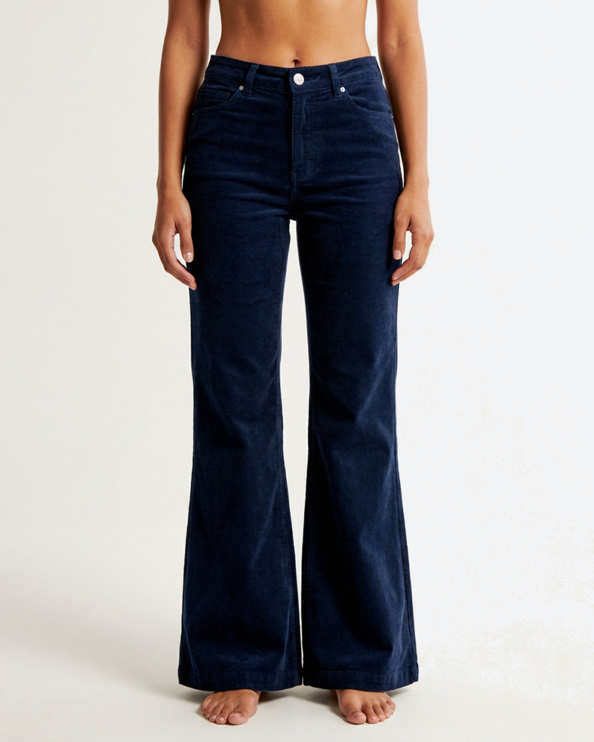 M JEANS Vega Flare Baby Corduroy Jeans CORD/FLØJL 530 ROYALE BLUE
