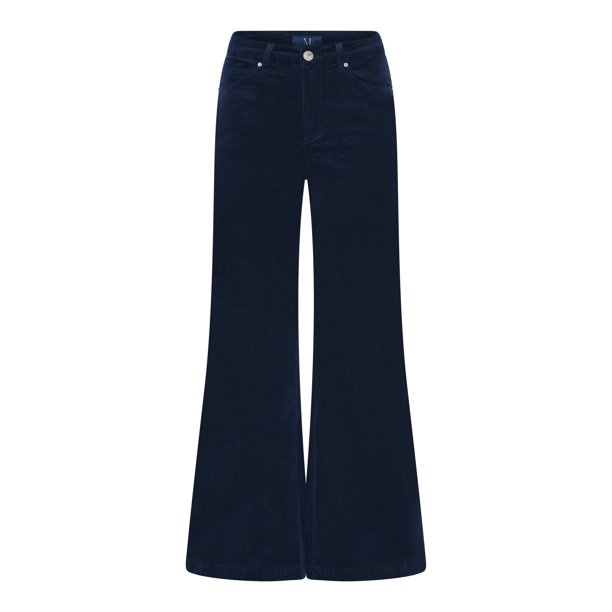 M JEANS Vega Flare Baby Corduroy Jeans CORD/FLØJL 530 ROYALE BLUE