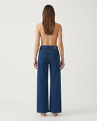 MARC LAUGE Vega Flare Denim Jeans DENIM/TWILL 939699 CLASSIC BLUE USED