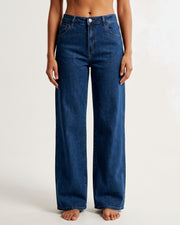 MARC LAUGE Vega Flare Denim Jeans DENIM/TWILL 939699 CLASSIC BLUE USED
