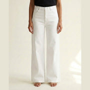 M JEANS Vega Wide Twill Jeans | M Jeans DENIM/TWILL 10 WHITE