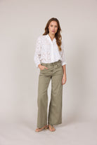 M JEANS Vega Flare Twill Jeans DENIM/TWILL 645 SALVIE