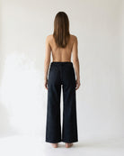 M JEANS Vega Wide Leg Jeans DENIM/TWILL 81 BLACK DENIM