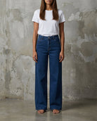 M JEANS Vega Wide Leg Jeans | M Jeans DENIM/TWILL 93 CLASSIC BLUE DENIM