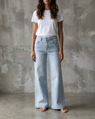 M JEANS Vega Wide Leg Jeans | M Jeans DENIM/TWILL 8996 LIGHT BLUE USED