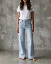 M JEANS Vega Wide Leg Jeans | M Jeans DENIM/TWILL 8996 LIGHT BLUE USED