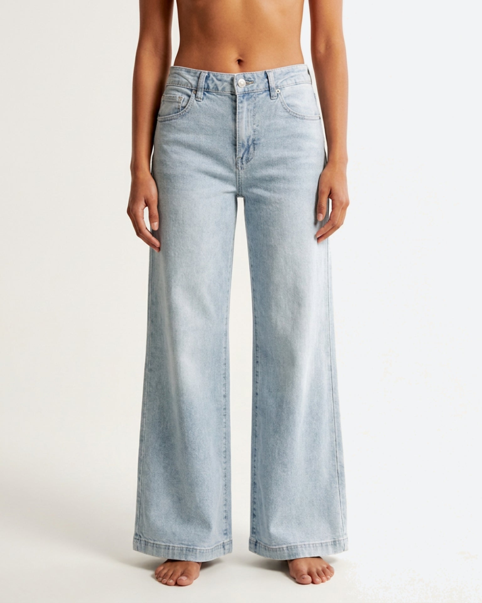M JEANS Vega Wide Leg Jeans | M Jeans DENIM/TWILL 8996 LIGHT BLUE USED