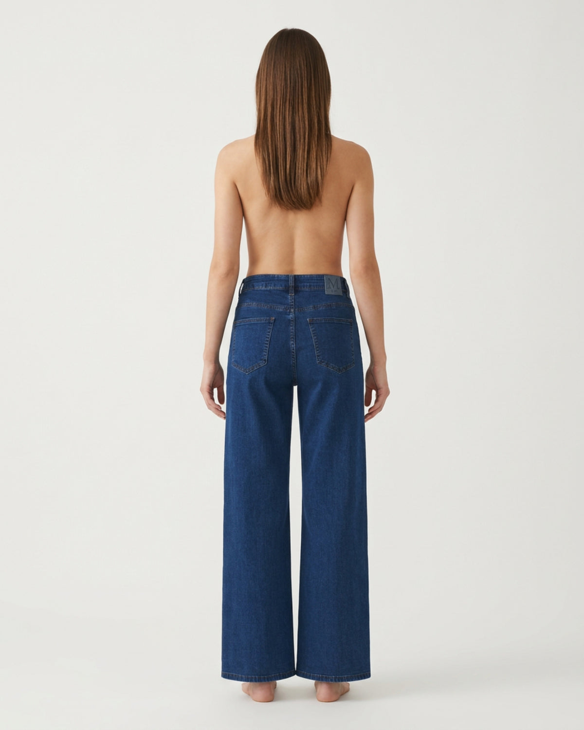 M JEANS Vega Wide Leg Jeans | M Jeans DENIM/TWILL 93 CLASSIC BLUE DENIM