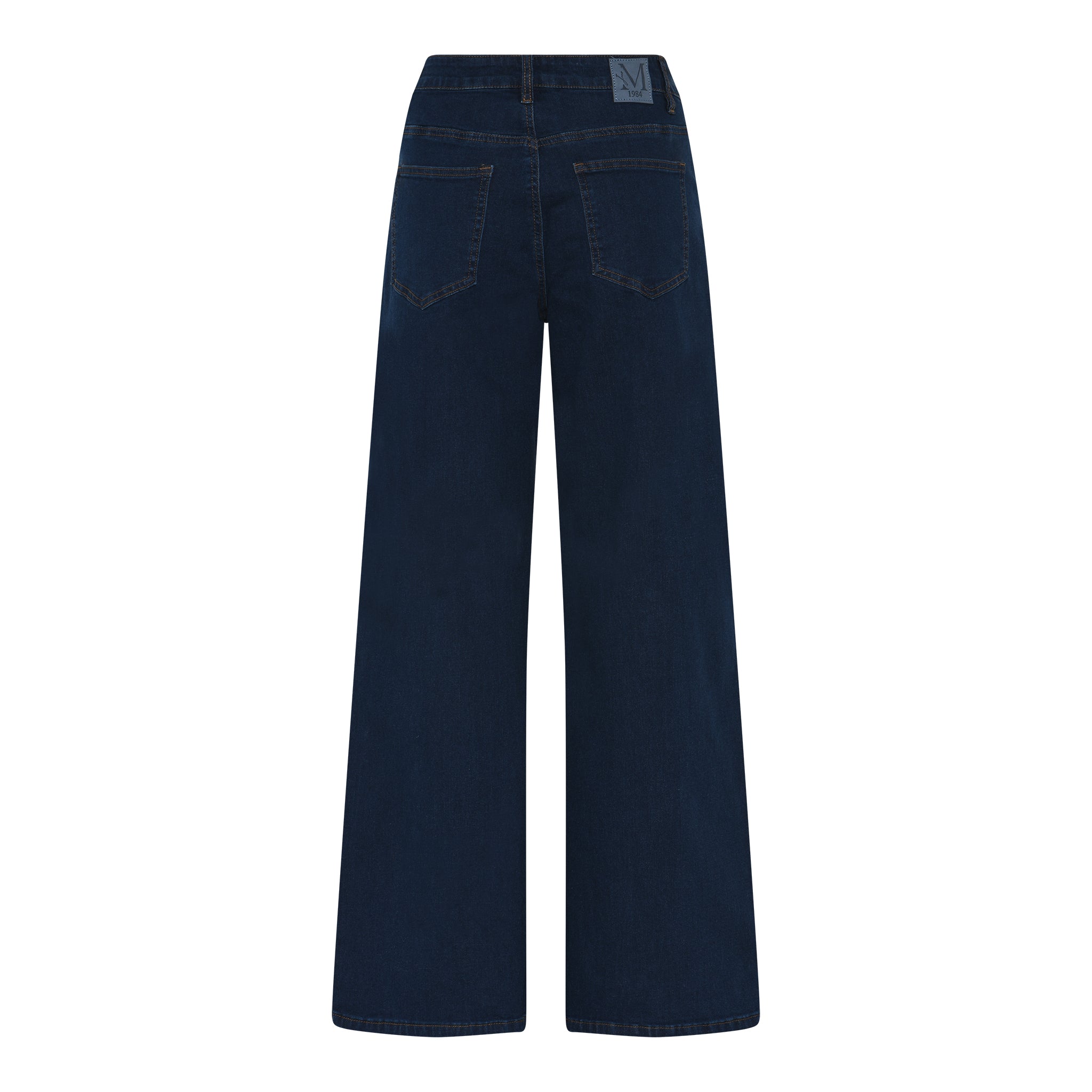 M JEANS Vega Wide Leg Jeans | M Jeans DENIM/TWILL 96 DARK BLUE DENIM