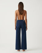 M JEANS Vega Wide Leg Jeans | M Jeans DENIM/TWILL 96 DARK BLUE DENIM