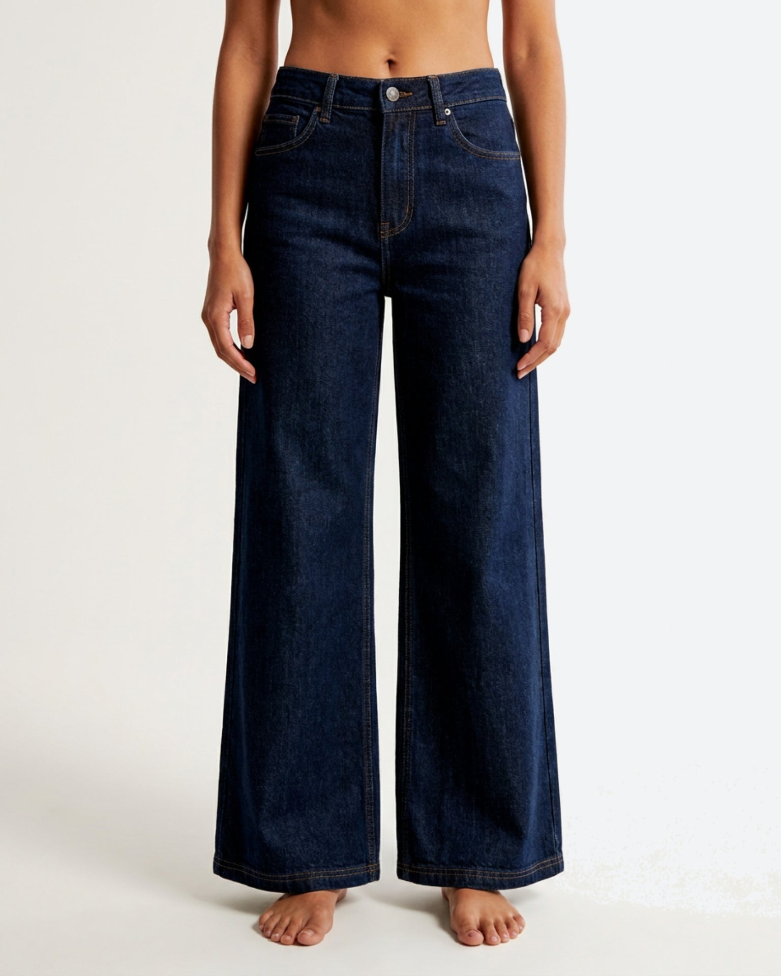 M JEANS Vega Wide Leg Jeans | M Jeans DENIM/TWILL 98 DARK BLUE