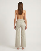 M JEANS Vega Wide Leg Twill Jeans DENIM/TWILL 27 SAND