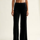 M JEANS Velvet Pant Wide PANTS 129 CHOCOLATE