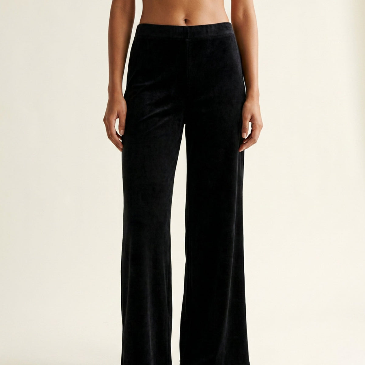 M JEANS Velvet Pant Wide PANTS 129 CHOCOLATE