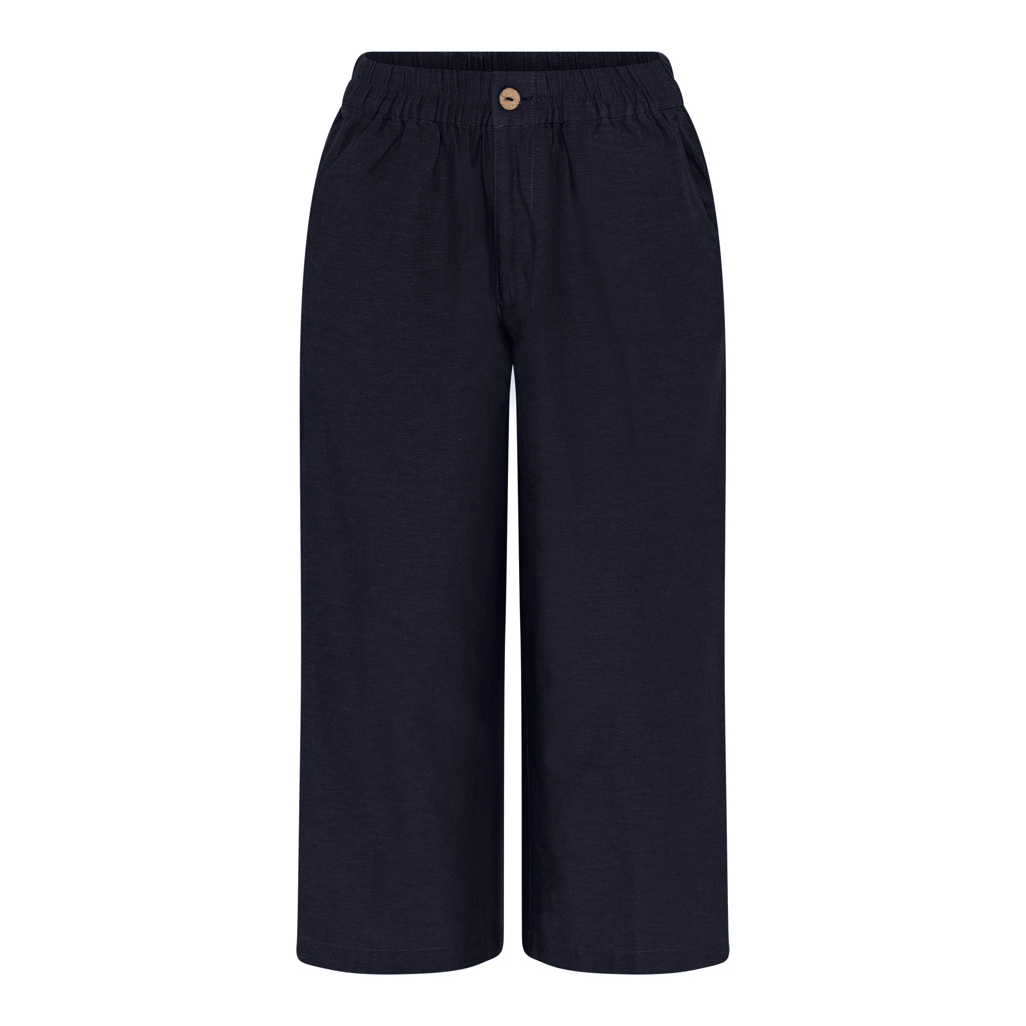 MAPP Vicky Pant Mix Lin LINEN 104 NAVY
