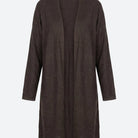 MOONDUST WAVE CARDIGAN KNITWEAR 129 CHOCOLATE
