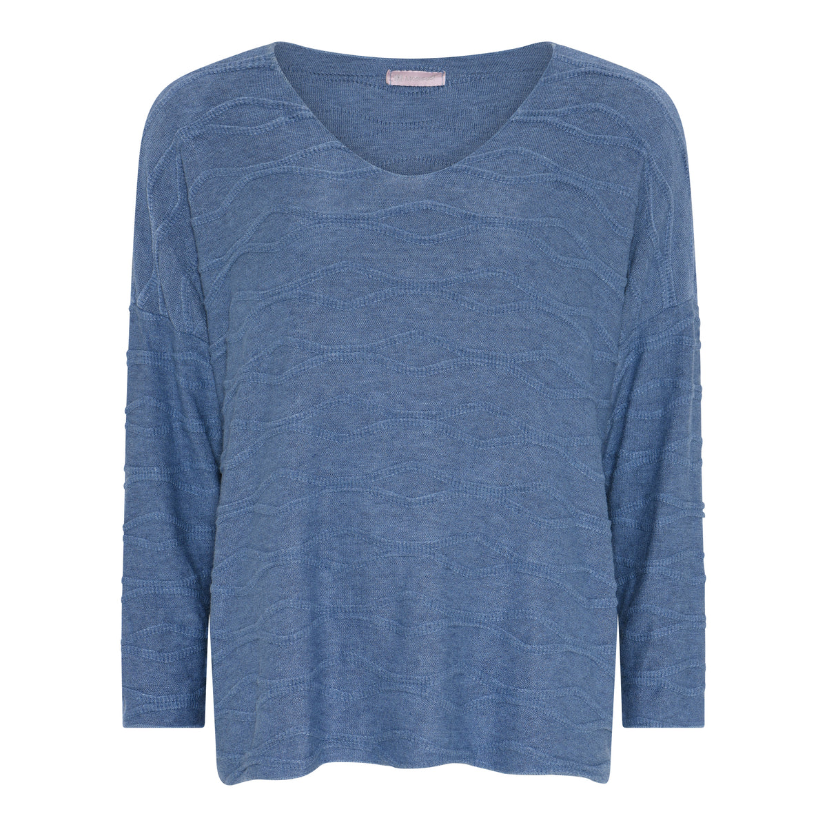 MOONDUST WAWE BLOUSE BLOUSE/SHIRT 108 JEANS BLUE