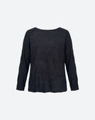 MOONDUST WAWE BLOUSE BLOUSE/SHIRT 80 BLACK