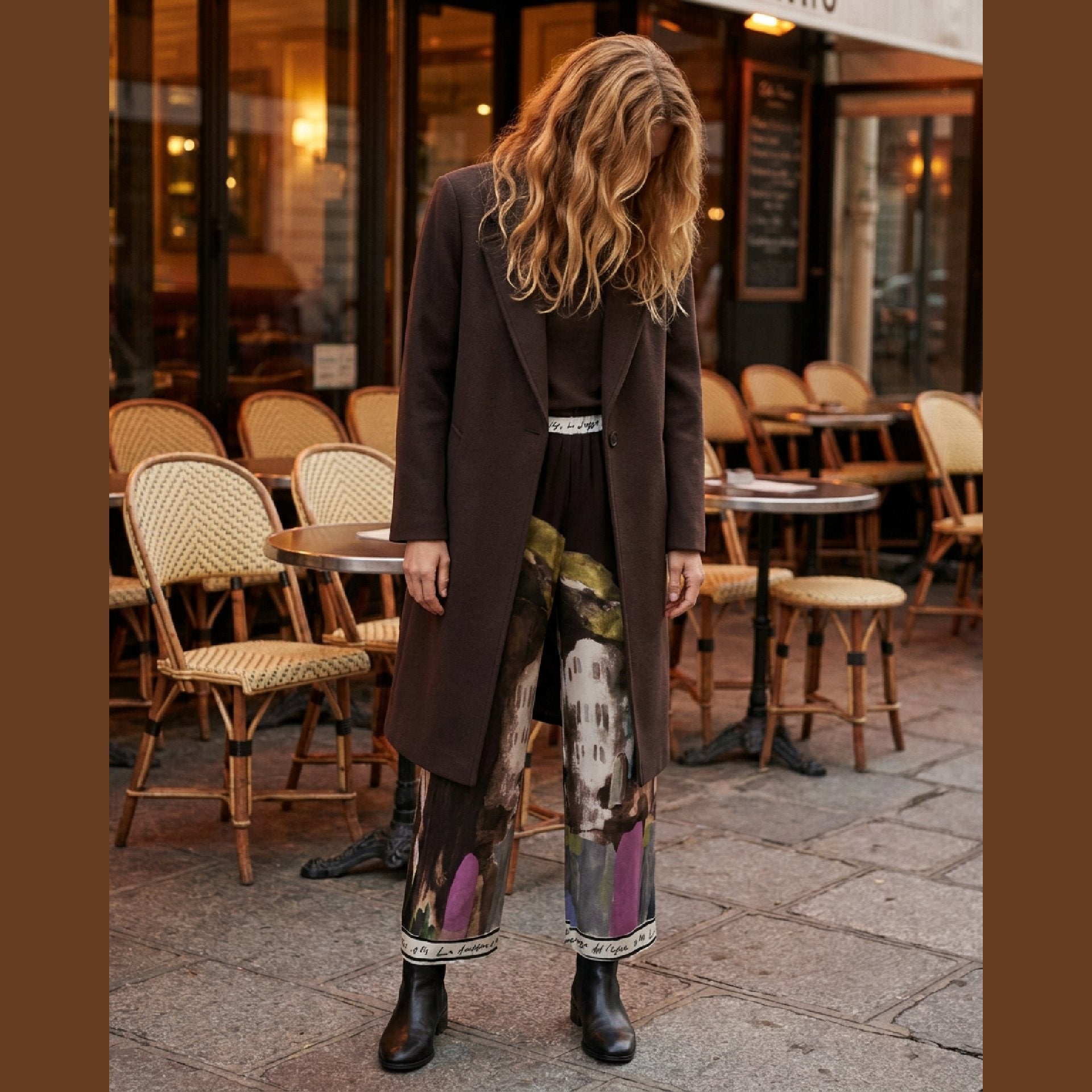 MARC LAUGE WOOL COAT OUTERWEAR 129 CHOCOLATE