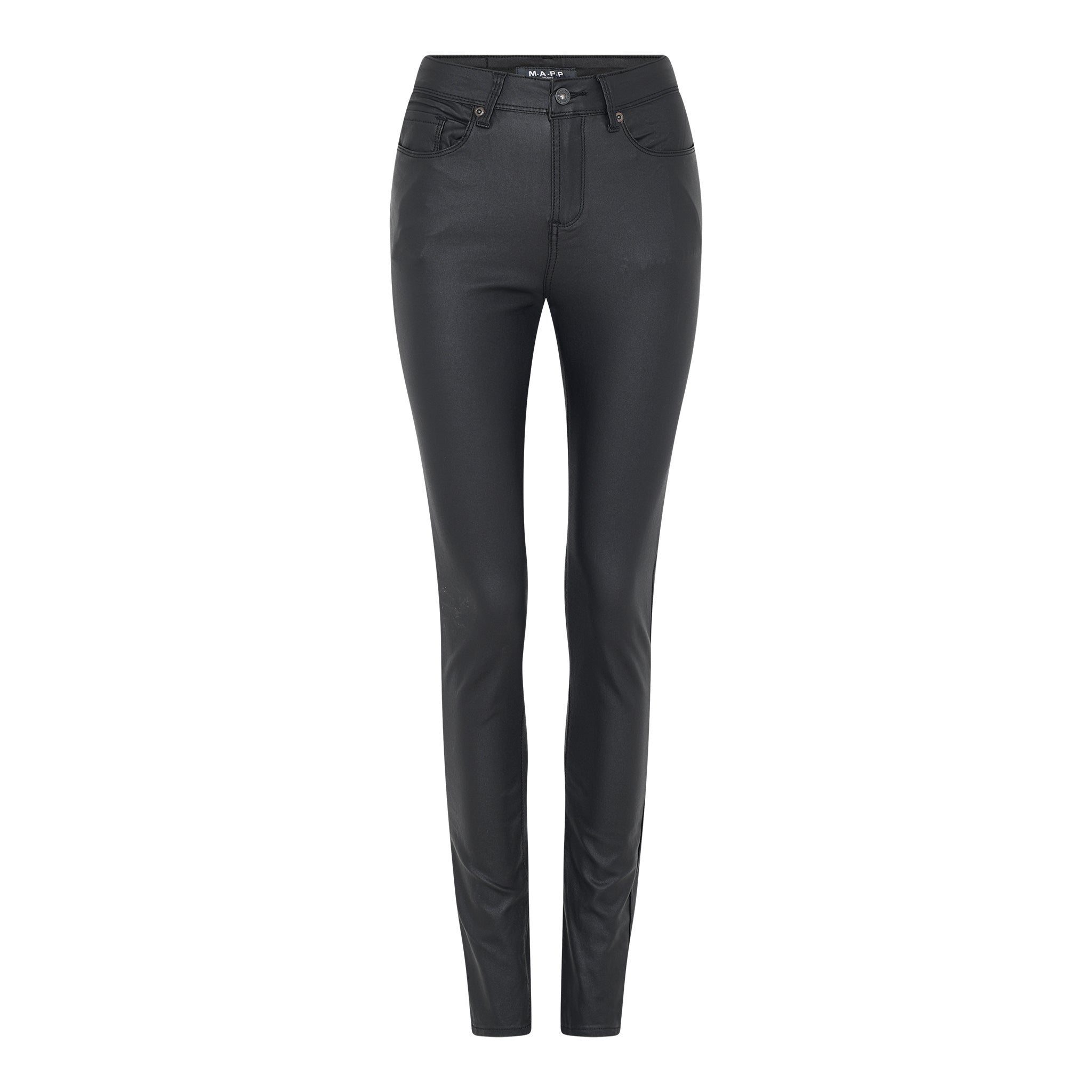 MAPP Wonder Push-up Slim Fit Jeans | Mapp COATED 8099 BLACK COATED